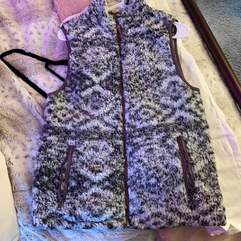 True grit fuzzy vest